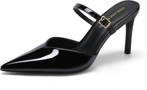DREAM PAIRS Womens Closed Toe High Heels Mules Ankle Strap Stiletto Pointed Pumps Shoes Wedding Work Office Sexy Fashion Heeled Sandals in Saudi Arabia