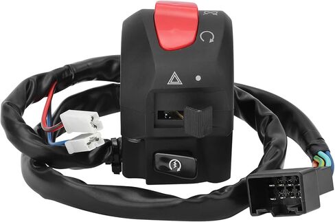 M MATI مفتاح التحكم في المقود زر إيقاف التشغيل لسوزوكي برجمان 650 AN650 2003-2004 37200-10G10 in Kuwait