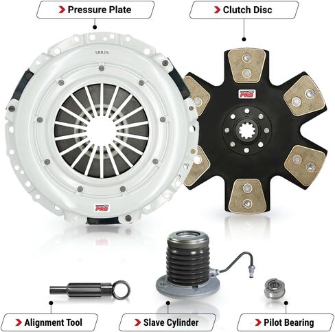 CMP Stage 5 Race Clutch Kit with Slave Cylinder Fits 2005-2010 Mustang GT Bullitt Shelby GT 4.6L SOHC 8cyl in Saudi Arabia