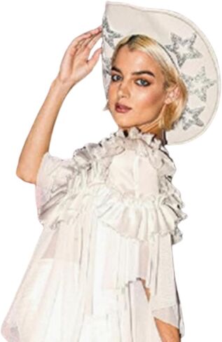 Curved Brim Cowboy Hat With Rhinestone Star Pattern For Christmas Banquet Party Cowgirls Hat For Adult Taking Photo Hats For Men Hats For Women in Saudi Arabia