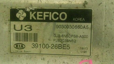 وحدة التحكم في المحرك ECM تناسب 2006 06 متوافقة مع KIA Rio 39100-26BE5 3910026BE5 in Saudi Arabia
