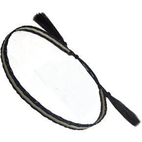 Gamboa Natural Horsehair Hat Bands for Cowboy and Cowgirl Hats Men and Women Western Hat Bands