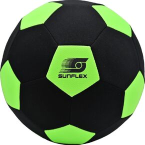 Sunflex Neoprene Soccer Ball - Outdoor Waterproof Lightweight Ball - 8 Inches in Diameter - Soft and Safe Designed for Recreation and Football Training