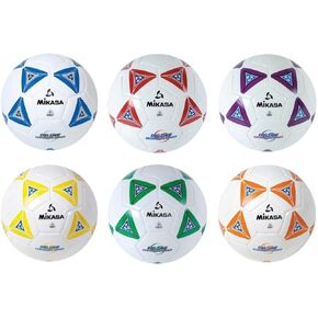 Mikasa Soccer Ball Set, Size 5, Assorted, Set of 6
