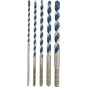 Bosch HCBG501T BlueGranite Turbo Carbide Hammer Drill Bit Set (5 Piece)