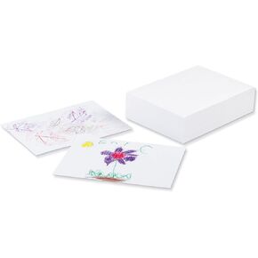 Ecology Recycled Drawing Paper, White, Medium Weight, 9" x 12", 500 Sheets