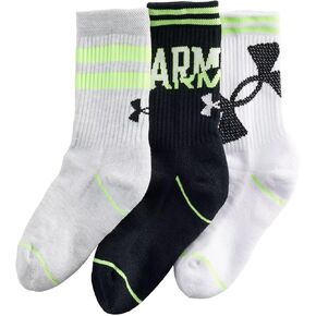 مجموعة من 3 جوارب مبطنة من Under Armour Big Boys Phenom