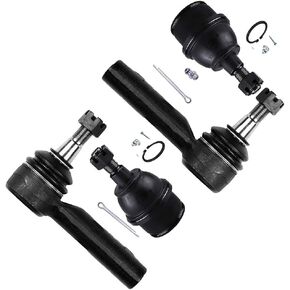 SCITOO 4-PC SET Suspension Kit For Jeep Commander Grand for Cherokee Lower Ball Joint,Outer Tie Rod End
