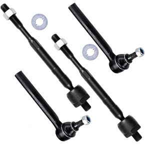 SCITOO 4-PC SET Suspension Kit For Nissan Murano Inner Tie Rod End,Outer Tie Rod End