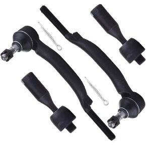 SCITOO 4-PC SET Suspension Kit For Buick Rainier For Chevrolet Trailblazer Trailblazer EXT For GMC Envoy Envoy XL Envoy XUV For Isuzu Ascender For Oldsmobile Bravada For Saab 9-7x Tie Rod End