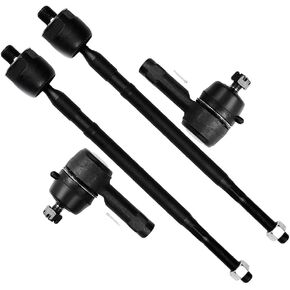 SCITOO 4-PC SET Suspension Kit For Mitsubishi Lancer Inner Tie Rod End,Outer Tie Rod End