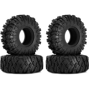 INJORA 1.55" Mud Terrain Tires - Kraken Claw Wheel Tires for Axial AX90069 UTB18 MST JIMNY RC Crawler Car(T1507)