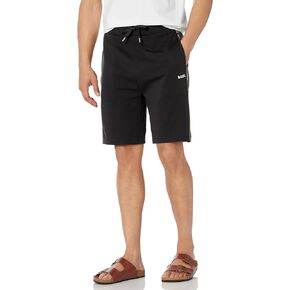 BOSS mens Embroidered Logo Cotton Blend Shorts