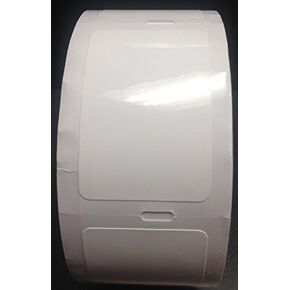 Oil Change Reminder Labels - Blank White 500 per roll (Static Cling Material) (G17)