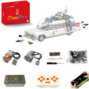 MocArt Motorized Motor Pro وجهاز التحكم عن بعد ومجموعة ترقية الإضاءة لـ Lego Ford GT 42154، متوافق مع Lego Technic 42154 (طراز السيارة غير متضمن)
