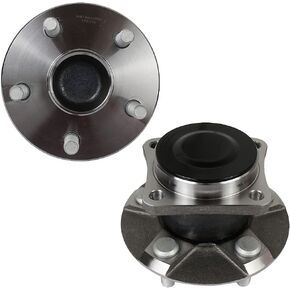 Autoround 512218 [2 Pack] Rear Wheel Bearing and Hub Assembly fit for 2003-2008 Toyota Corolla/Matrix/Pontiac Vibe, Toyota Celica 2000-2005, 5 Lug Non-ABS FWD
