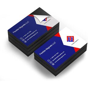 1,000 Self Adhesive Magnetic Business Card Magnets 20 mil Peel and Stick. Free Shipping!