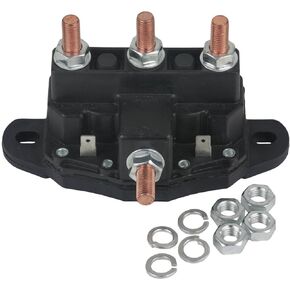 RAREELECTRICAL New 12 Volt Relay Winch Motor Reversing Solenoid Switch Compatible With Part Numbers 24450 214-1211A11 2141211A1106 2141211A51 2141211A61 2141231A11 24450BX 214-1231A11 2141211A11