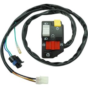 M MATI Left Handlebar Start Stop Headlight Switch for Honda ATV TRX250EX Sportrax 250EX 2001-2005 35020-HN6-003