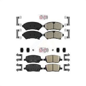 Front Rear Ceramic Disc Brake Pads Kit For 2005 Pontiac Montana FWD KNF-101683