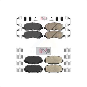 طقم مكابح قرصية سيراميك أمامية وخلفية لسيارة جيب كومباس 2017 مع كود BR3 KNF-101514 in Kuwait