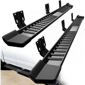YITAMOTOR 6 Inches Running Boards Replacement for 1999-2016 Ford F250 F350 Super Duty Crew Cab, Side Steps Textured Black Nerf Bars