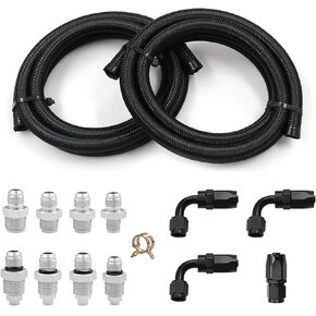 Universal Power Steering Pump Hose Kit For 1950-2000 GM LS Swap LS1 LS3 Replace 551082