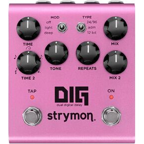 Strymon DIG V2 Dual Digital Delay Guitar Effects Pedal for Electric and Acoustic Guitar, Synths, Vocals and Keyboards