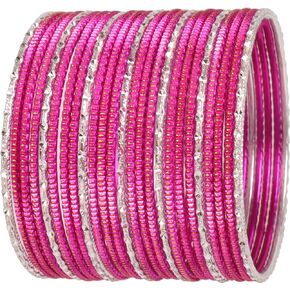 Touchstone Indian Bollywood Artistically Handcrafted Mesmerizing Charming Assorted Lovable Patterns Designer Jewelry Bracelets Bangle in Gold or Copper or Silver Tones for Women.