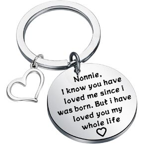Lywjyb Birdgot Best Nonnie Ever Gift Nonnie Bracelet Gift Best Nonnie (Nonnie Keychain)