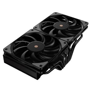 JIUSHARK JF13K Diamond,Top-Down CPU Air Cooler,6mm x 7 Copper Heat Pipes 2×120 * 120 * 15mm PWM Fans 250W TDP SuitableFor Intel LGA 1700/1200/115X AMD AM5/AM4(Black)