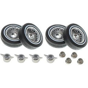 Redcat Racing Low Profile Lowrider SixtyFour Tire with Painted White Wall RER13882