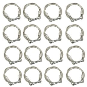 16 Pcs Stage Lights Safety Cables 110lb Load Duty and 4mm in Diameter 31.5" Stainless Steel Safety Rope for Stage Lighting Par Light Moving Head Light