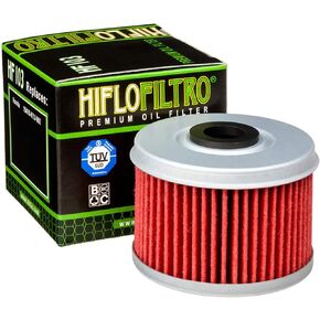 Hiflofiltro HF103 Premium Oil Filter, black