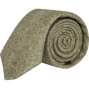 King & Priory Highland Weave Sage Green Necktie, NeckNecktie