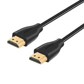 Anbear 4K HDMI Cable 6 FT, Gold Plated High-Speed HDMI 2.0 Cable, Male-to-Male, Supports 4K 60Hz HDR, 2160p 1080p 3D HDCP 2.2 ARC,Compatible with HDTV PC Xbox Arc Laptop PS3/4/5/9 etc (1Pack)
