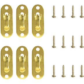 Curtain Rod Holder with Screw Pack (for 5/16"Curtain Rod), 40PCS,Gold