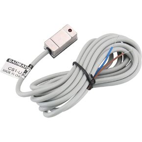 Baomain Air Cylinder Magnetic Sensor Switch CS1-U NO DC10-30V 200mA with Red LED Indicator