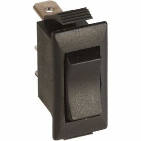 Eaton / Switches 150611E, Rocker Switch,SPDT,(ON)-Off-(ON),Non-Illum,Black Blank Actuator,10A,125VAC,QC