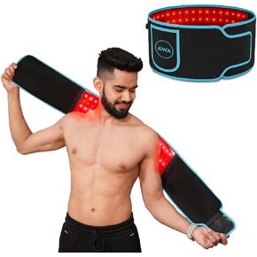 American Wellness Authority Red Light Therapy Belt, Vibrating Infrared & Red Light Therapy for Body, Physical Therapy Belt for Knee, Waist, Elbow and Shoulder Pain Relief, FSA Eligible Items Only List
