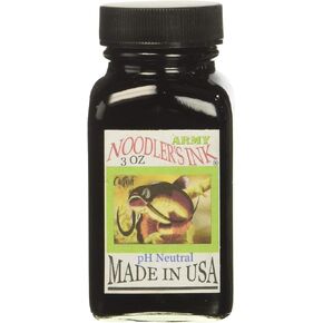 Noodler's Ink Fountain Pen Bottled Ink, 3oz, Army Green