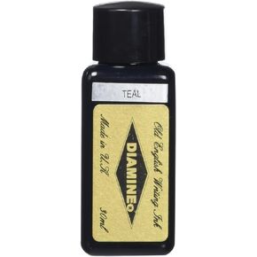 Diamine Fountain Pen Bottled Ink, 30ml - Teal
