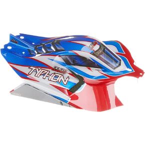 ARRMA Typhon TLR Tuned Finished Body Red/Blue, ARA406164