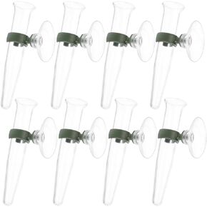 Gatuida 8pcs Vase Tube Rose Flower Picks Tubes Suction Flower Test Tube Test Tube Vase with Suction Flower Suction Wall Planter Test Tube Vases for Flowers Decorative Vases Vial Water Pipe