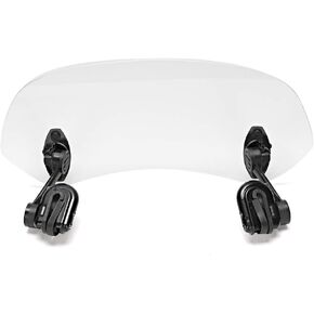Adjustable Clip Motorcycle Wind Deflector, Universal Motorcycle Windscreen Bolts, Windshield Extension Accessories