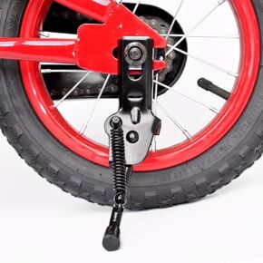 Alloy Bike Bicycle Kickstand Single Non-Slip Bicycle Side Stand Support Rear Mount Stand for 14" 16" 18" Kids Bike