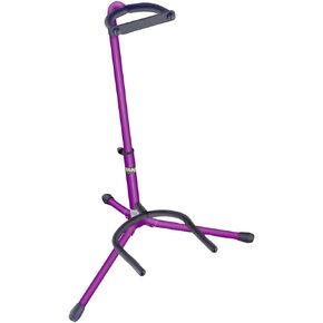 Stagg Tripod-Style Tubular Guitar Stand with Security Strap (Black)