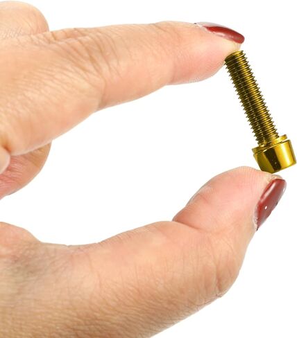 X AUTOHAUX 6 Pcs Bicycle Stem Screws for MTB Bike Bicycle Stem Durable M5x20mm Socket Head Cap Bolts Screws Nuts Steel in Saudi Arabia