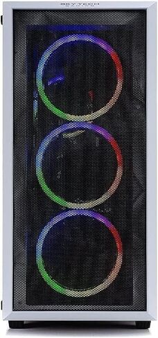 SkyTech Archangel Gaming Computer PC Desktop – Ryzen 5 3600 3.6GHz, GTX 1650 4G, 500GB SSD, 8GB DDR4 3200MHz, RGB Fans, Windows 10 Home 64-bit, 802.11AC Wi-Fi in Saudi Arabia