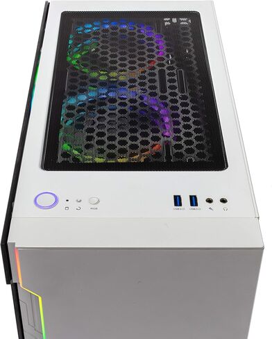 SkyTech Archangel Gaming Computer PC Desktop – Ryzen 5 3600 3.6GHz, GTX 1650 4G, 500GB SSD, 8GB DDR4 3200MHz, RGB Fans, Windows 10 Home 64-bit, 802.11AC Wi-Fi in Saudi Arabia